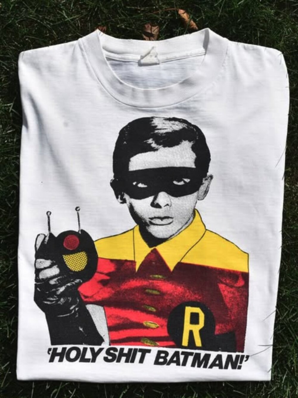 Holy Sht Batman - 80s -90s Rare Unisex White T-Shirt